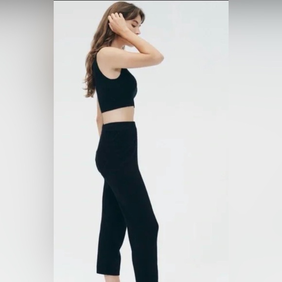 NAADAM 2PCs Midnight Cashmere Tank & Flare Pants - Picture 2 of 16